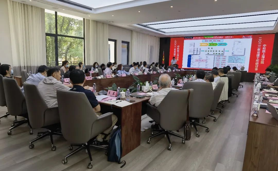 中科院上海分院2022年黨建工作研討會(huì)在我所召開